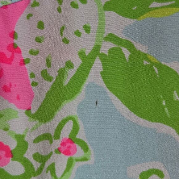 Lilly Pulitzer Stacey Floral Sleeveless Top In Pink Lemonade - Picture 6 of 7